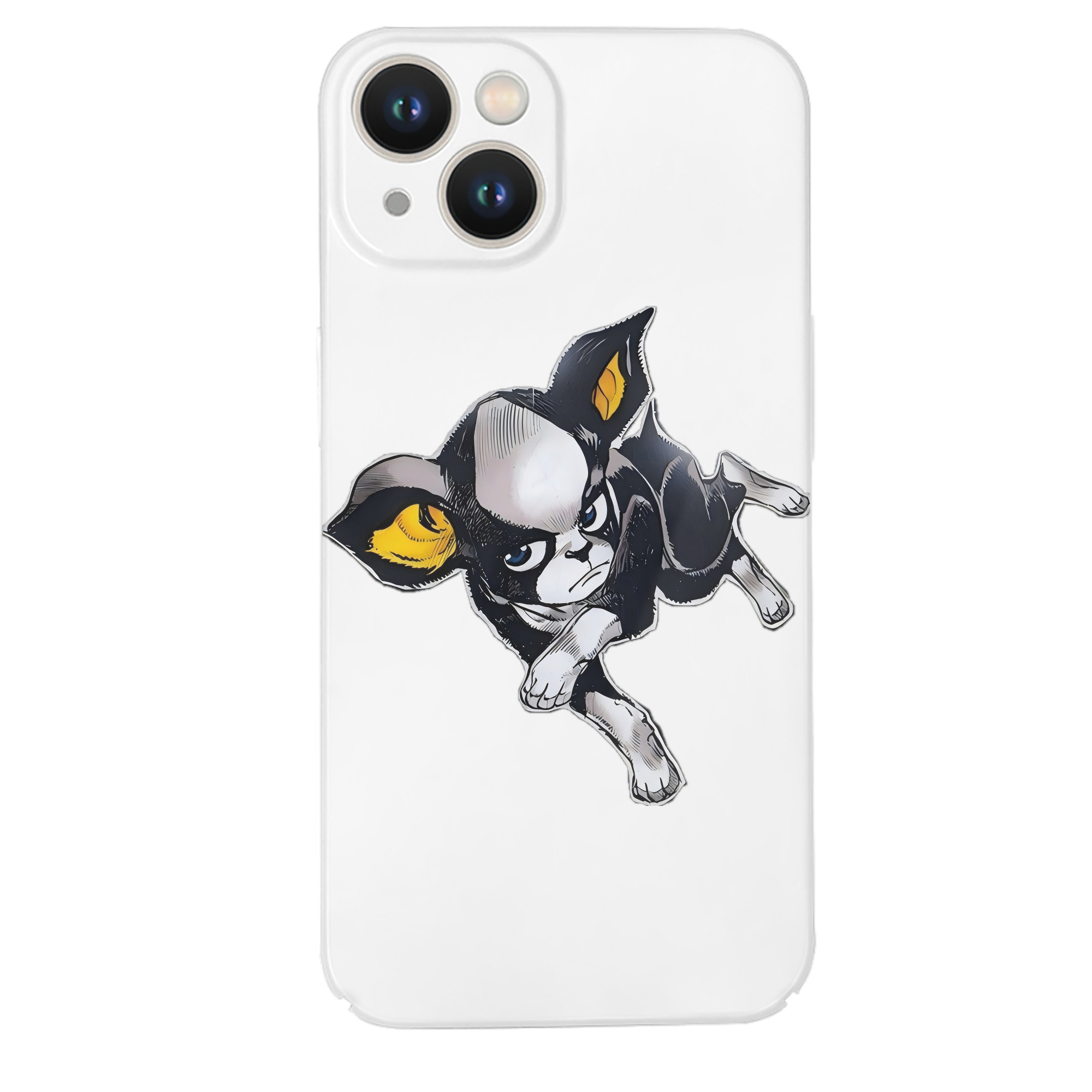 （画像用） ジョジョの奇妙な冒険 イギー JoJo's Bizarre Adventure Iggy 【iPhone 14シリーズ対応】ハードケース